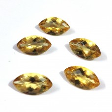 Citrine 18x10mm marquise facet 7.10 cts